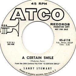 Download Sandy Stewart - A Certain Smile