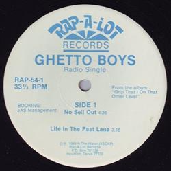 Ghetto Boys - No Sell Out