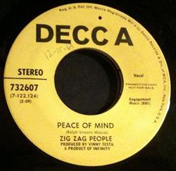 last ned album Zig Zag People - Peace Of MindBaby I Know It