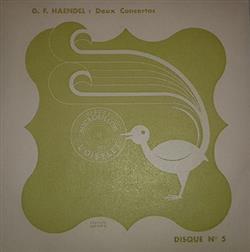 baixar álbum Georg Friedrich Händel - Deux Concertos