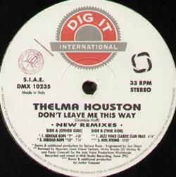 ladda ner album Thelma Houston - Dont Leave Me This Way New Remixes