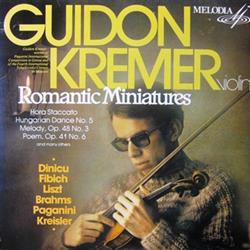 écouter en ligne Guidon Kremer - Romantic Miniatures