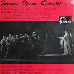 lataa albumi The Vienna State Opera Chorus Vienna Symphony Orchestra - Famous Opera Choruses