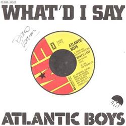 descargar álbum Atlantic Boys - Whatd I Say