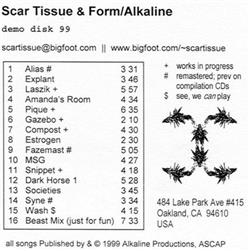 escuchar en línea Scar Tissue FormAlkaline - Demo Disk 99