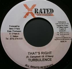 Turbulence - Thats Right