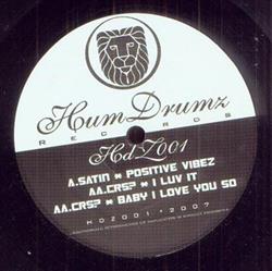 Download Satin CRS - Positive Vibez I Luv It Baby I Love You So