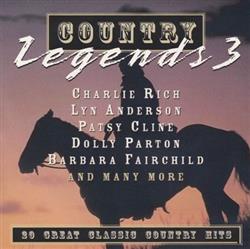 last ned album Various - Country Legends 3 20 Great Classic Country Hits