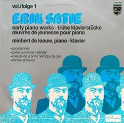 Download Erik Satie, Reinbert de Leeuw - Early Piano Works VolFolge 1
