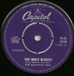 télécharger l'album The Kingston Trio - Bad Manss Blunder
