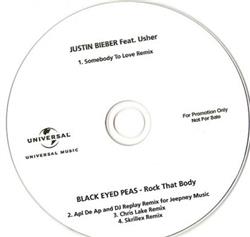 lytte på nettet Justin Bieber Feat Usher Black Eyed Peas - Somebody To Love Rock That Body