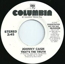 Download Johnny Cash - Thats The Truth