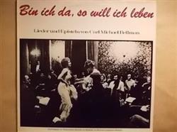 télécharger l'album Mitglieder Des Hessischen Staatstheaters, Wiesbaden, Carl Michael Bellman - Bin Ich Da So Will Ich Leben