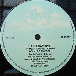 écouter en ligne Rockie Campbell - Cant Say Bye