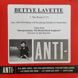 ouvir online Bettye Lavette - The Word