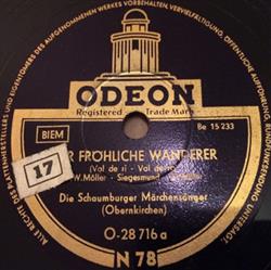 lataa albumi Schaumburger Märchensänger - Der Fröhliche Wanderer Abendlied
