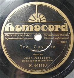 last ned album Jean Moscopol - Trei Cuvinte Un Sărut Domnișoara