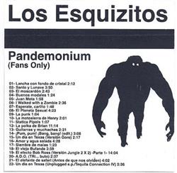 descargar álbum Los Esquizitos - Pandemonium Fans Only