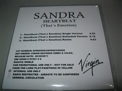 télécharger l'album Sandra - Heartbeat Thats Emotion