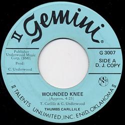 Thumbs Carllile - Wounded Knee Old Friend