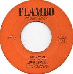 écouter en ligne Billy Jenkins - Mr Naylor Mr Naylor Part Two