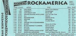 écouter en ligne Various - Rockamerica Dec 1993