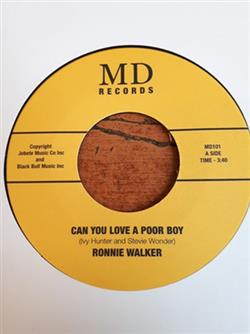 last ned album Ronnie Walker - Can You Love A Poor Boy