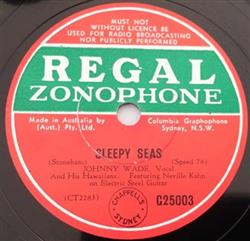 Download Johnny Wade And His Hawaiians - Sleepy Seas The Murray Moon