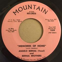 baixar álbum Angelo Bernal And Bernal Brothers Ann Reno - Memories Of Home I Dont Need You Any More