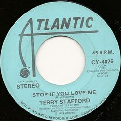 descargar álbum Terry Stafford - Stop If You Love Me