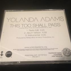 online luisteren Yolanda Adams - This Too Shall Pass