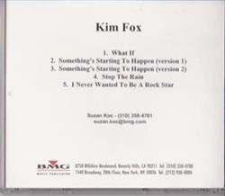 lyssna på nätet Kim Fox - Kim Fox