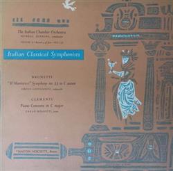 escuchar en línea The Italian Chamber Orchestra, Newell Jenkins - Italian Classical Symphonists Volume 2