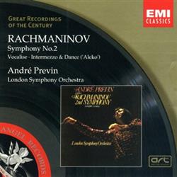 kuunnella verkossa Rachmaninov André Previn, London Symphony Orchestra - Symphony No2 Vocalise Intermezzo Dance Aleko