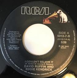 escuchar en línea David Ruffin And Eddie Kendricks - I Couldnt Believe It