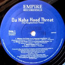 télécharger l'album Da Naba Hood Threat - Where Im From