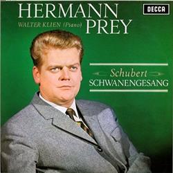 descargar álbum Hermann Prey, Walter Klien, Schubert - Schwanengesang