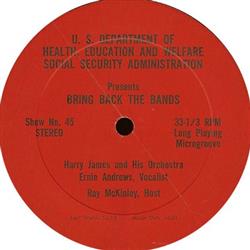 lytte på nettet Harry James And His Orchestra - Bring Back The Bands Shows No 45 48