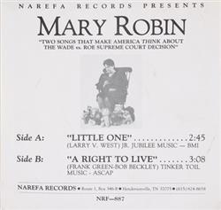 ladda ner album Mary Robin - Little One