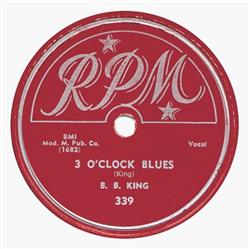 télécharger l'album B B King - 3 OClock Blues