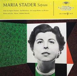 last ned album Maria Stader - Arien