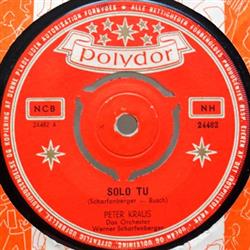télécharger l'album Peter Kraus - Solo Tu Blue Melodie