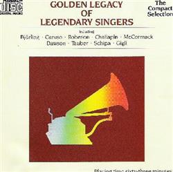 télécharger l'album Various - Golden Legacy of Legend Singers