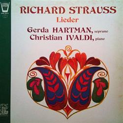 last ned album Richard Strauss Gerda Hartman, Christian Ivaldi - Lieder