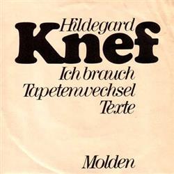 télécharger l'album Hildegard Knef - Ich Brauch Tapetenwechsel Texte