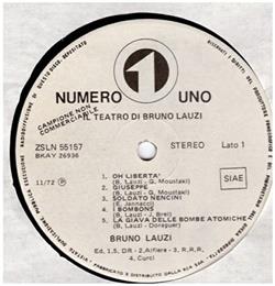 last ned album Bruno Lauzi - Il Teatro Di Bruno Lauzi