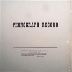 Chuck Cowan - Chuck Cowans Generic Phonograph Record