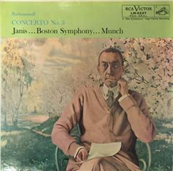 baixar álbum Rachmaninoff Byron Janis, Charles Munch, Boston Symphony Orchestra - Rachmaninoff Concerto No 3 In D Minor Op 30