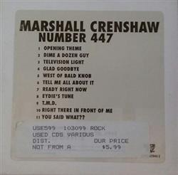 kuunnella verkossa Marshall Crenshaw - Number 447