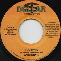 lataa albumi Anthony B, Zareb - Too Hype Vanity Lovers